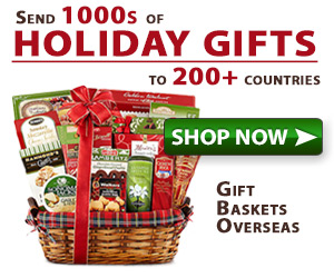 Send Holiday Gifts to Over 180+ Countries